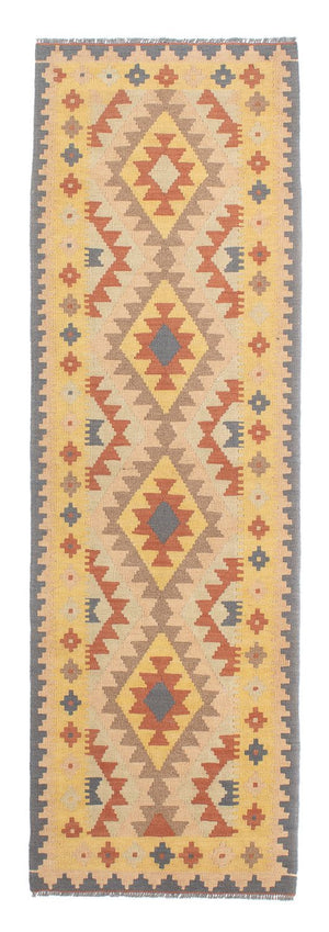 Alfombra de pasillo Alfombra Kelim - Splash - 200 x 62 cm - multicolor