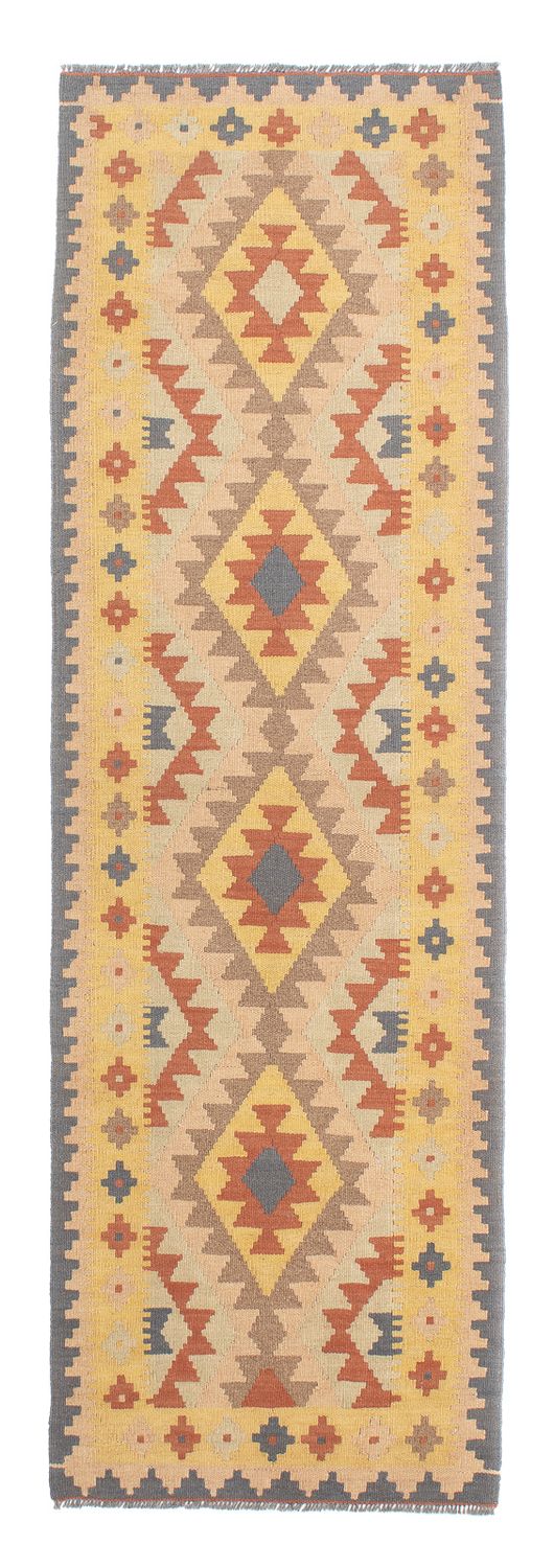 Alfombra de pasillo Alfombra Kelim - Splash - 200 x 62 cm - multicolor