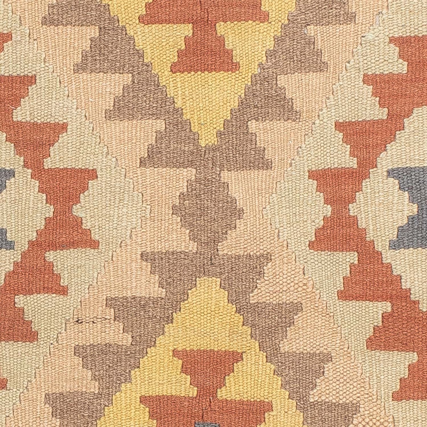 Alfombra de pasillo Alfombra Kelim - Splash - 200 x 62 cm - multicolor