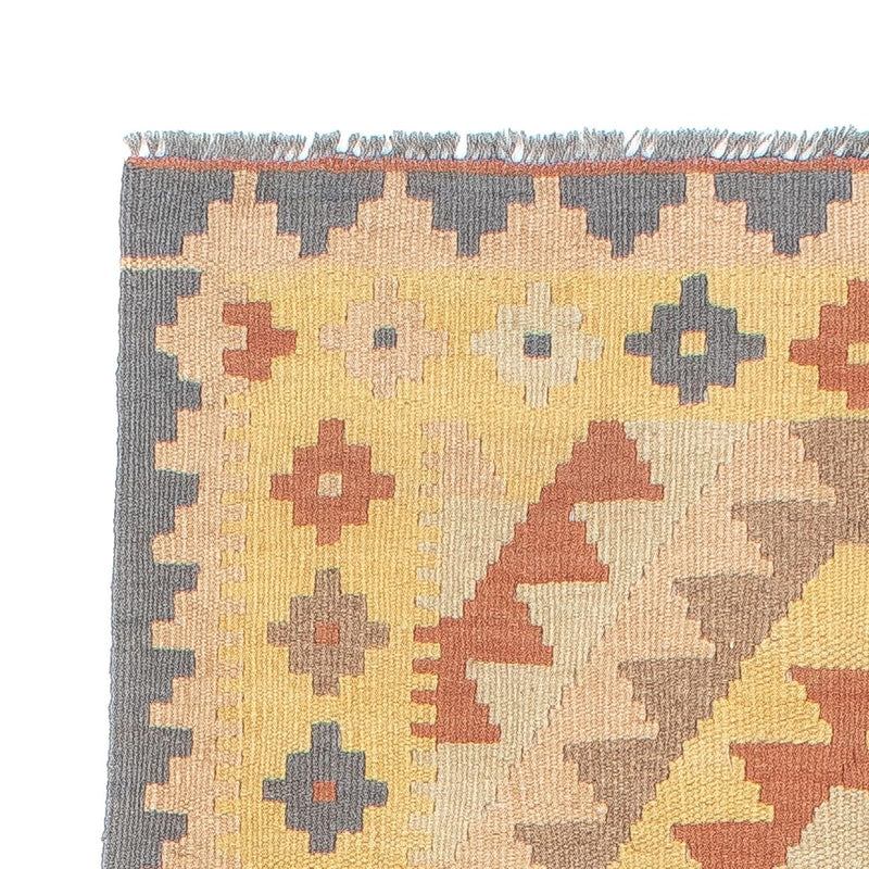 Alfombra de pasillo Alfombra Kelim - Splash - 200 x 62 cm - multicolor