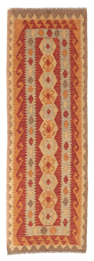 Alfombra de pasillo Alfombra Kelim - Splash - 196 x 63 cm - multicolor