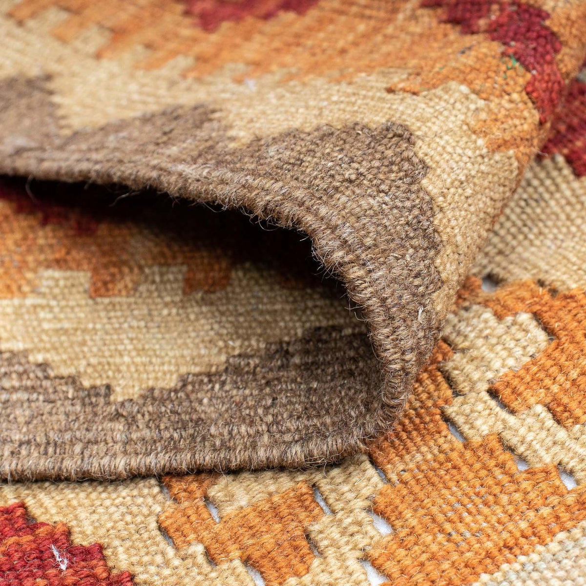 Alfombra de pasillo Alfombra Kelim - Splash - 196 x 63 cm - multicolor