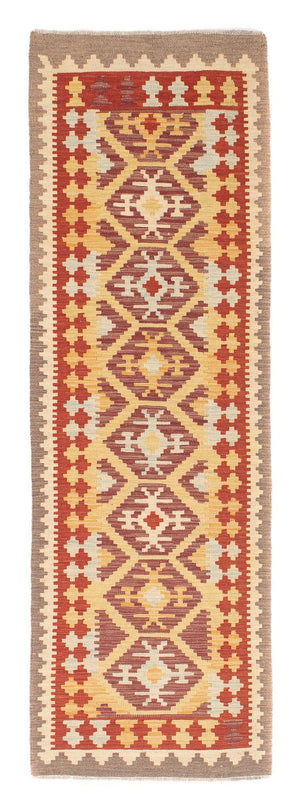 Alfombra de pasillo Alfombra Kelim - Splash - 203 x 63 cm - multicolor