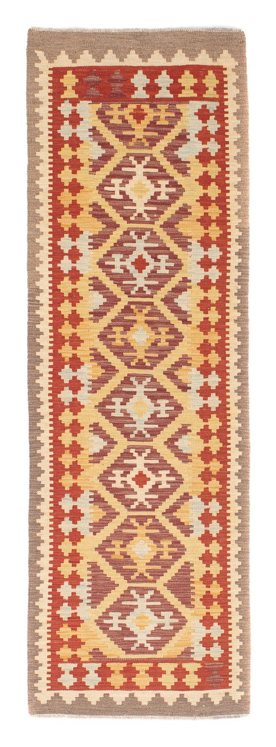 Alfombra de pasillo Alfombra Kelim - Splash - 203 x 63 cm - multicolor