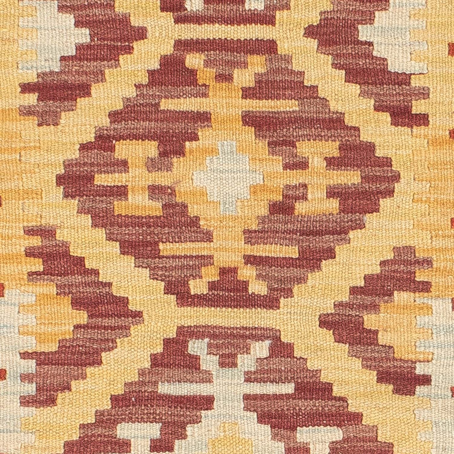 Alfombra de pasillo Alfombra Kelim - Splash - 203 x 63 cm - multicolor