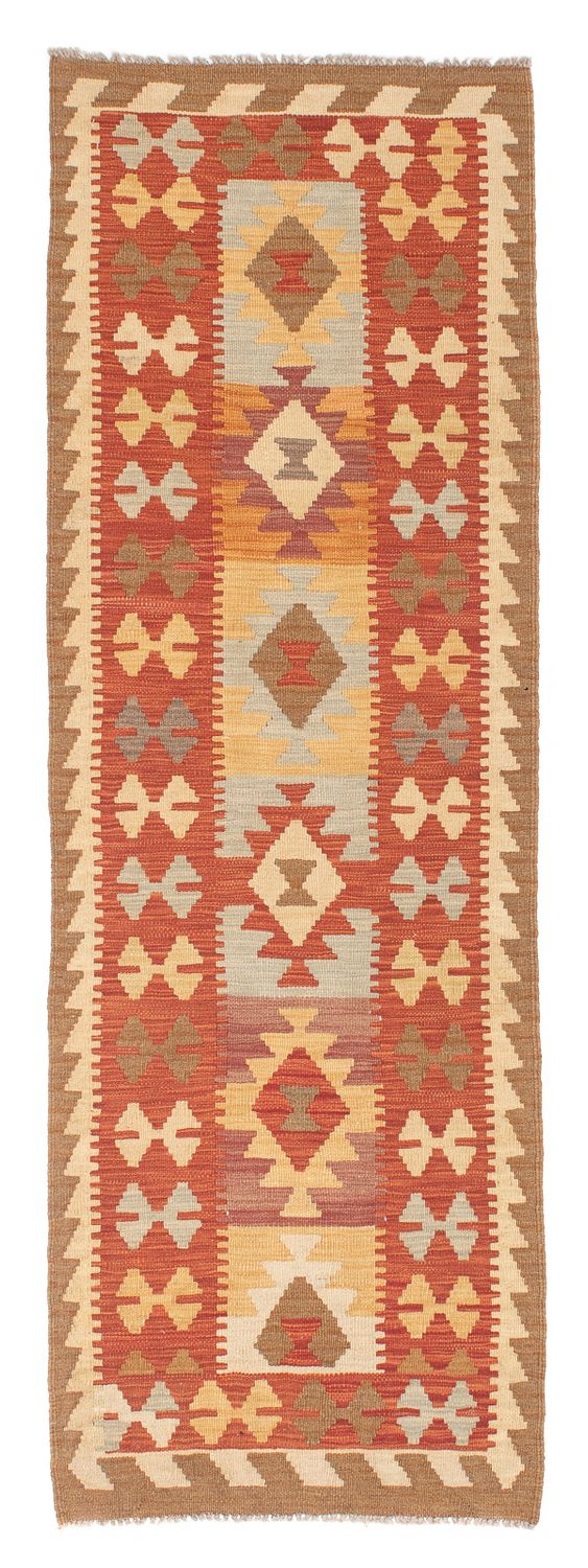 Alfombra de pasillo Alfombra Kelim - Splash - 198 x 62 cm - multicolor