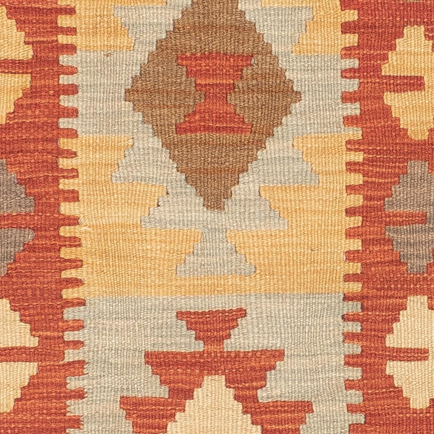 Alfombra de pasillo Alfombra Kelim - Splash - 198 x 62 cm - multicolor