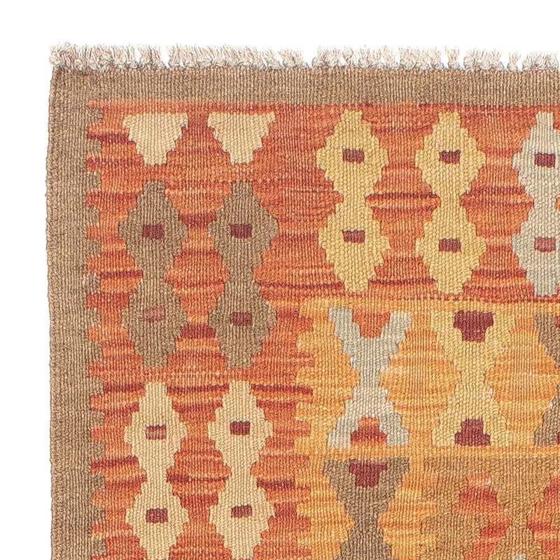 Alfombra de pasillo Alfombra Kelim - Splash - 196 x 66 cm - multicolor