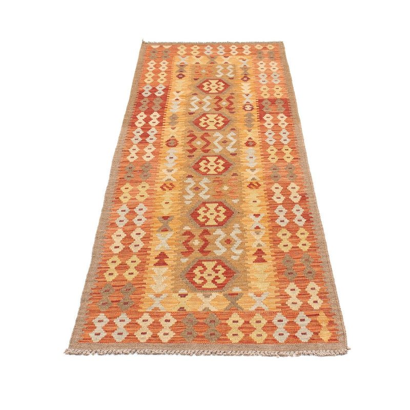 Alfombra de pasillo Alfombra Kelim - Splash - 196 x 66 cm - multicolor