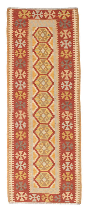 Alfombra de pasillo Alfombra Kelim - Splash - 192 x 68 cm - multicolor