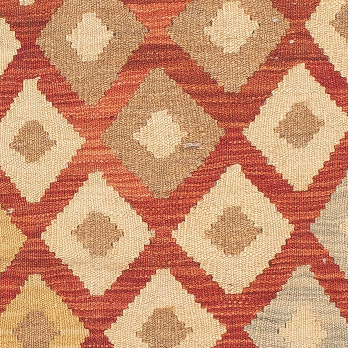 Alfombra de pasillo Alfombra Kelim - Splash - 185 x 69 cm - multicolor