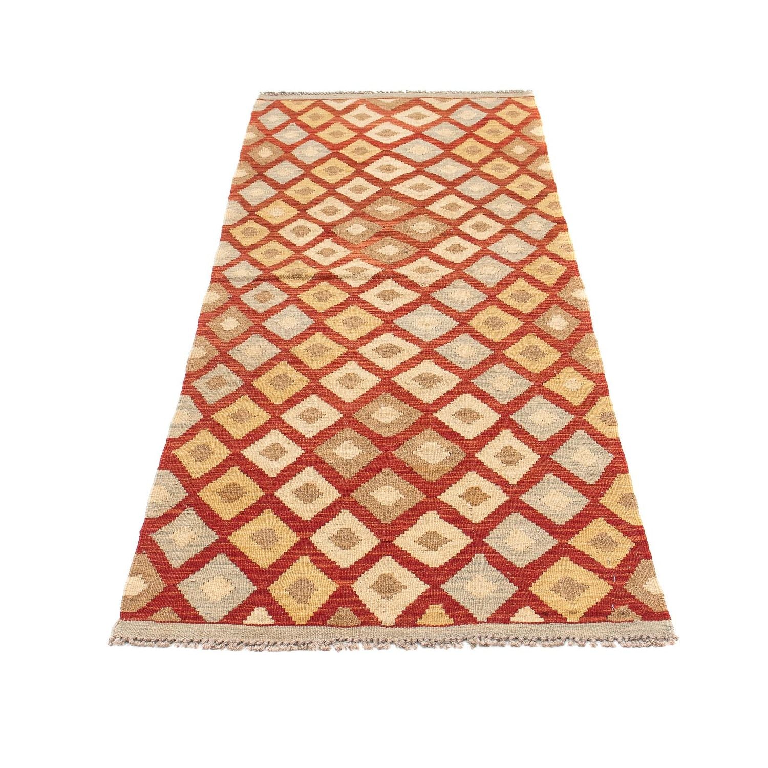 Alfombra de pasillo Alfombra Kelim - Splash - 185 x 69 cm - multicolor