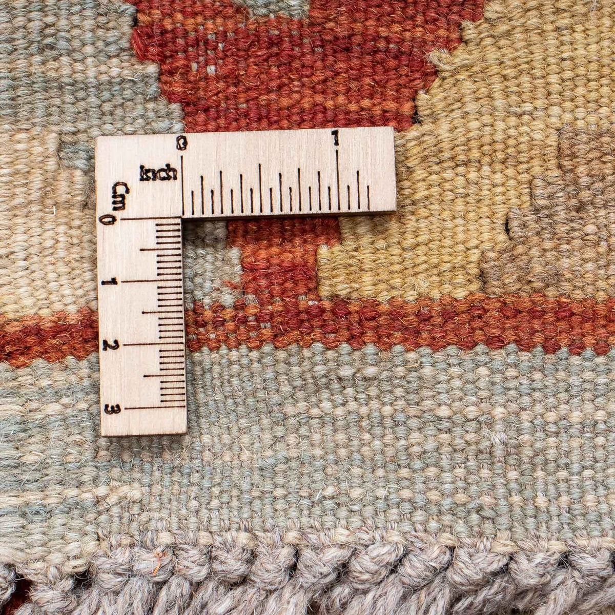 Alfombra de pasillo Alfombra Kelim - Splash - 185 x 69 cm - multicolor