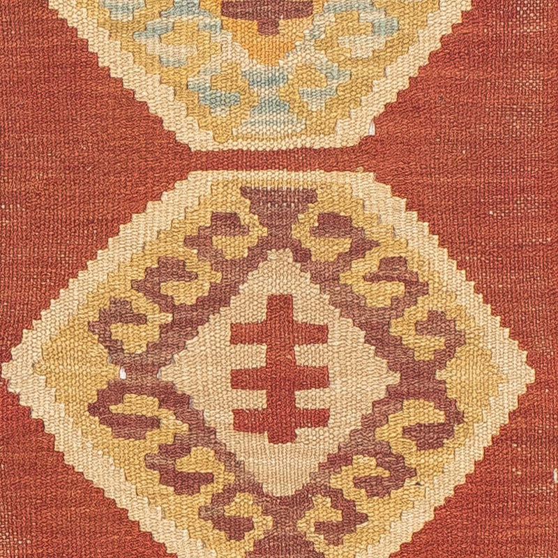Alfombra de pasillo Alfombra Kelim - Splash - 192 x 63 cm - multicolor