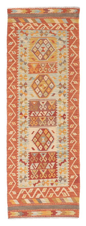Alfombra de pasillo Alfombra Kelim - Splash - 194 x 65 cm - multicolor