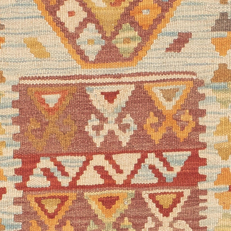 Alfombra de pasillo Alfombra Kelim - Splash - 194 x 65 cm - multicolor