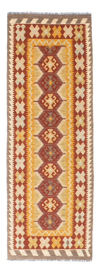 Alfombra de pasillo Alfombra Kelim - Oriental - 195 x 65 cm - óxido