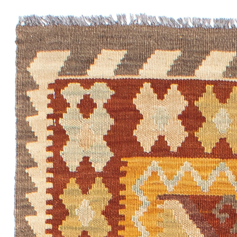 Alfombra de pasillo Alfombra Kelim - Oriental - 195 x 65 cm - óxido