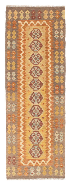 Alfombra de pasillo Alfombra Kelim - Splash - 192 x 67 cm - multicolor