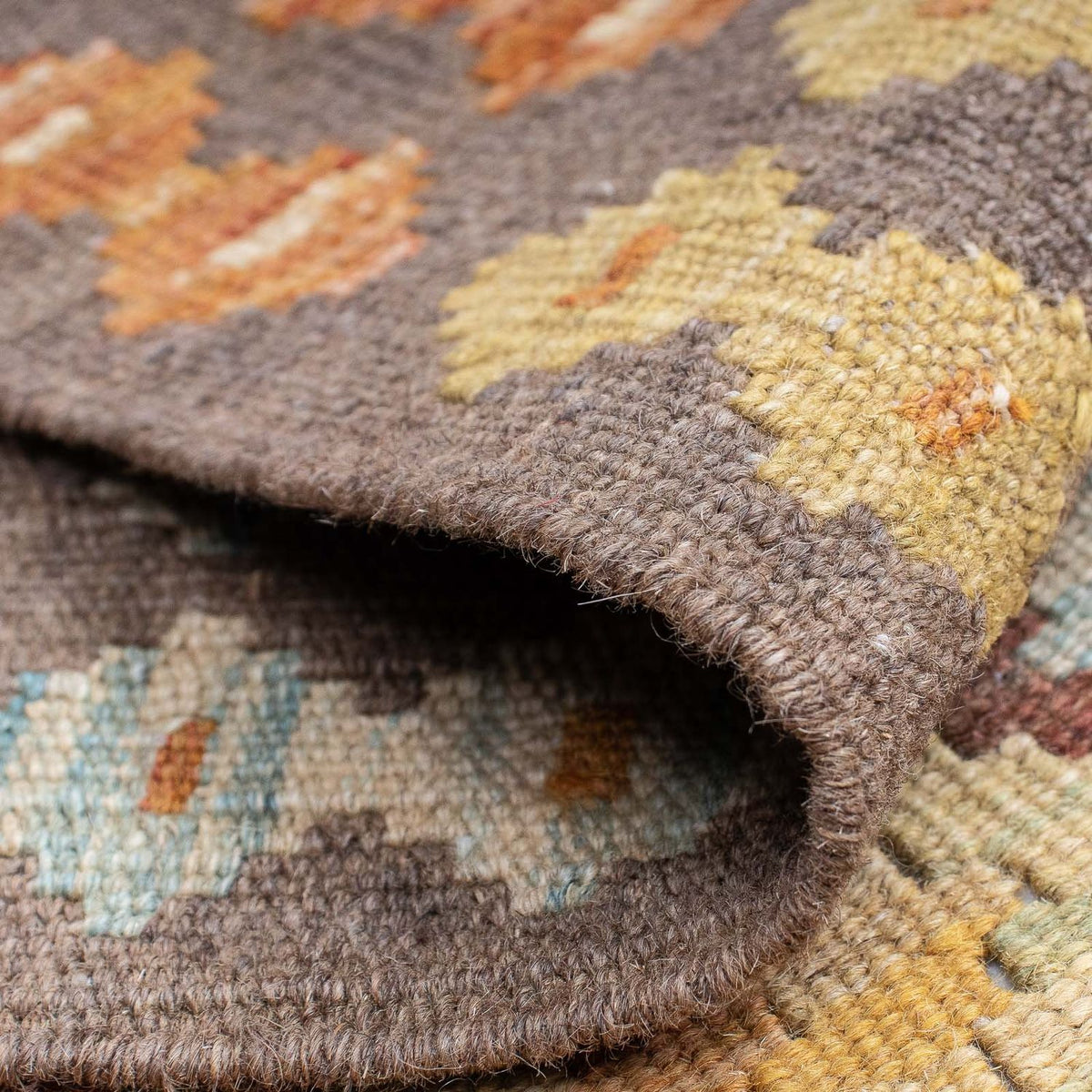 Alfombra de pasillo Alfombra Kelim - Splash - 192 x 67 cm - multicolor