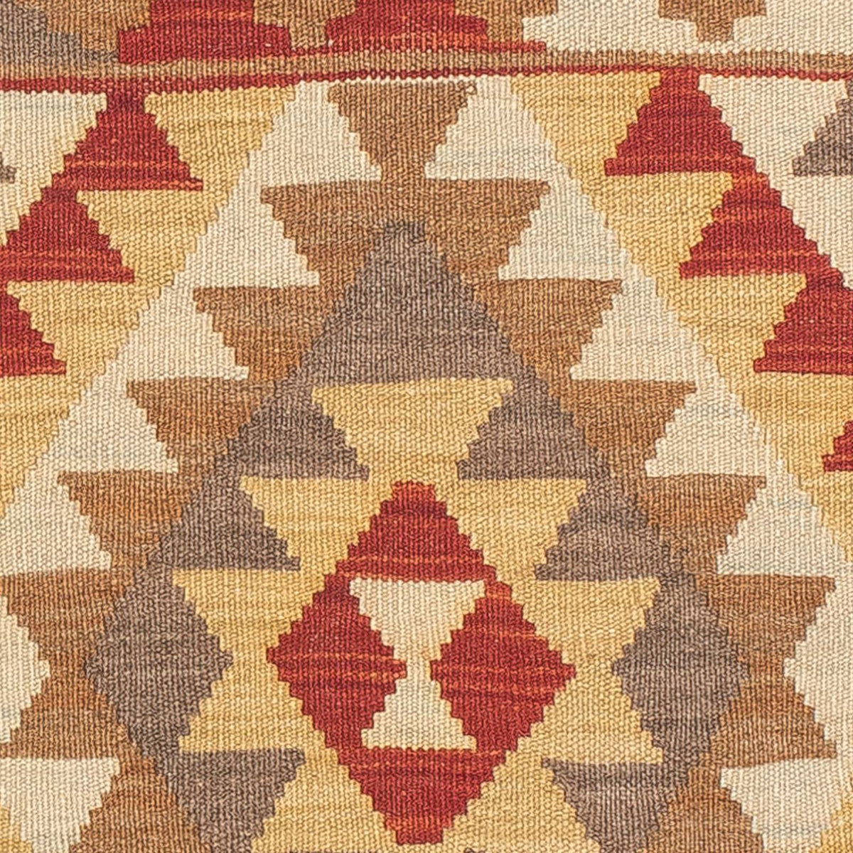 Alfombra de pasillo Alfombra Kelim - Splash - 193 x 68 cm - multicolor