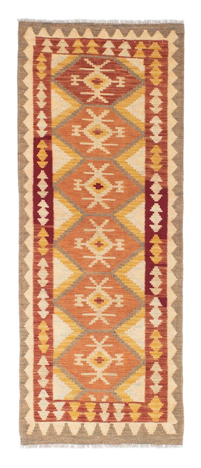 Alfombra de pasillo Alfombra Kelim - Oriental - 190 x 71 cm - beige