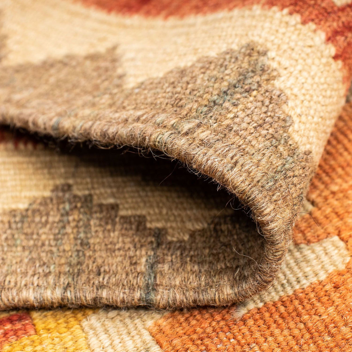 Alfombra de pasillo Alfombra Kelim - Oriental - 190 x 71 cm - beige