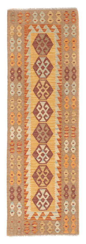 Alfombra de pasillo Alfombra Kelim - Splash - 204 x 65 cm - multicolor