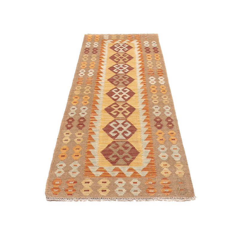 Alfombra de pasillo Alfombra Kelim - Splash - 204 x 65 cm - multicolor
