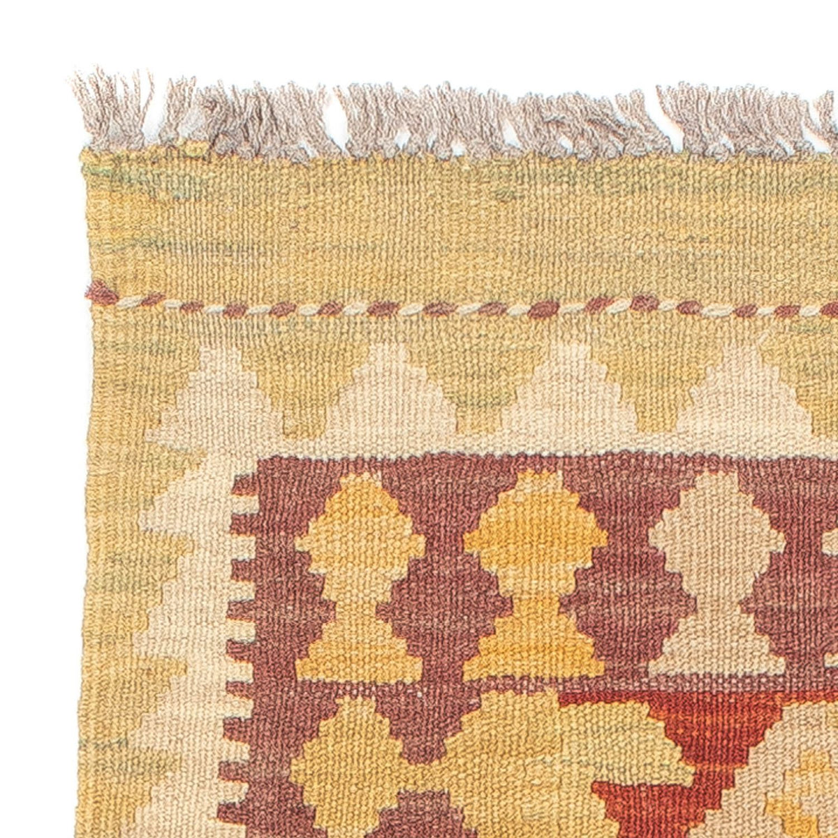 Alfombra de pasillo Alfombra Kelim - Splash - 152 x 61 cm - multicolor