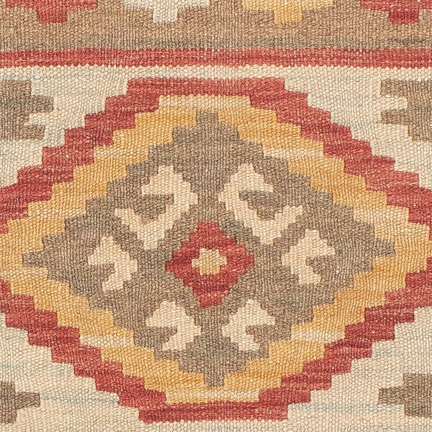 Alfombra de pasillo Alfombra Kelim - Splash - 205 x 64 cm - multicolor