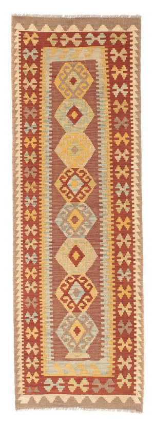 Alfombra de pasillo Alfombra Kelim - Splash - 210 x 69 cm - multicolor