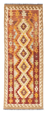 Alfombra de pasillo Alfombra Kelim - Oriental - 198 x 73 cm - beige