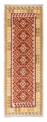 Alfombra de pasillo Alfombra Kelim - Oriental - 203 x 71 cm - rojo