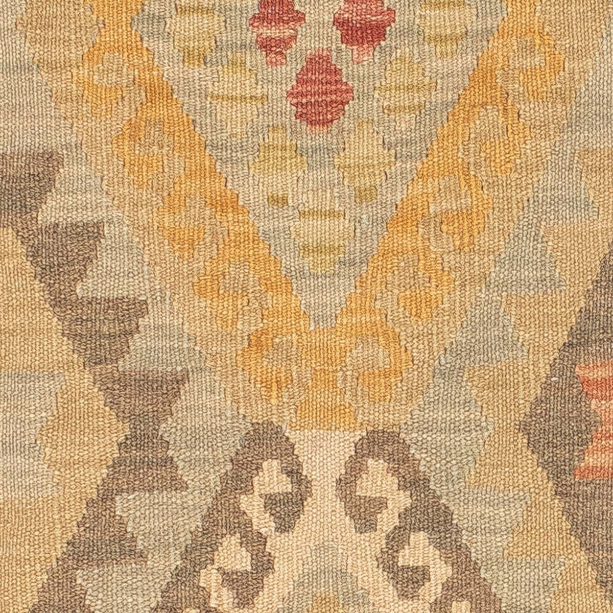 Alfombra de pasillo Alfombra Kelim - Splash - 205 x 66 cm - multicolor