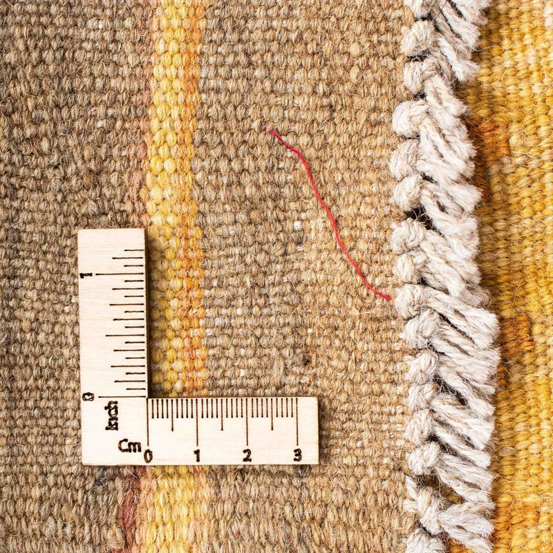 Alfombra de pasillo Alfombra Kelim - Oriental - 209 x 71 cm - oro