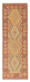 Alfombra de pasillo Alfombra Kelim - Splash - 207 x 66 cm - rojo claro