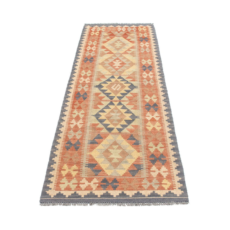 Alfombra de pasillo Alfombra Kelim - Splash - 198 x 60 cm - multicolor