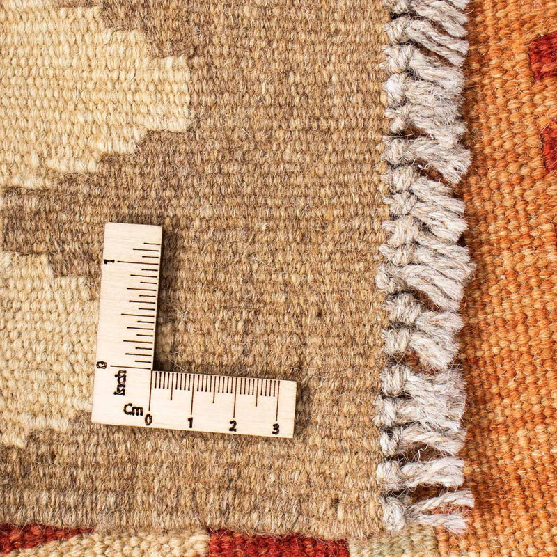 Alfombra de pasillo Alfombra Kelim - Oriental - 201 x 64 cm - marrón claro