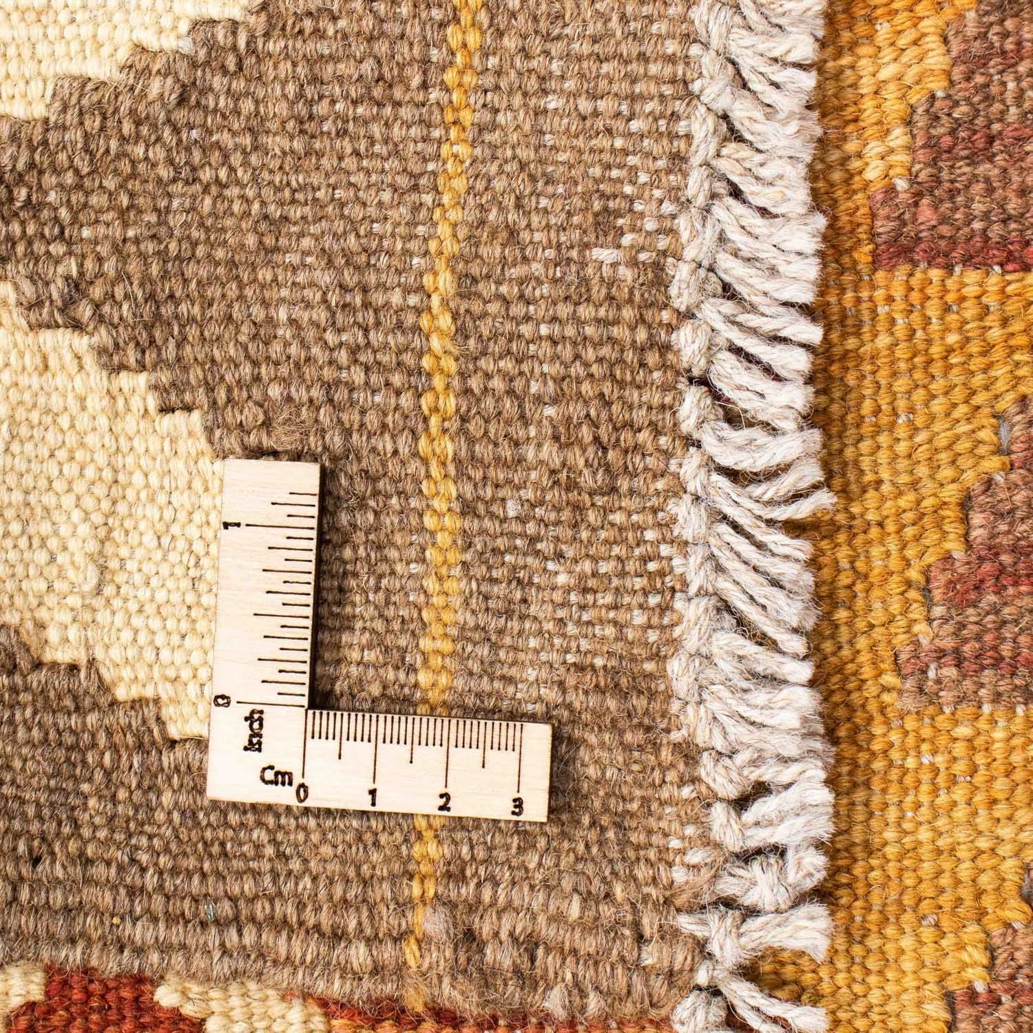 Alfombra de pasillo Alfombra Kelim - Oriental - 203 x 64 cm - marrón claro