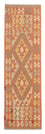 Alfombra de pasillo Alfombra Kelim - Splash - 207 x 65 cm - rojo claro