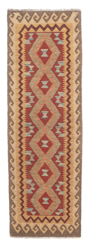 Alfombra de pasillo Alfombra Kelim - Splash - 202 x 64 cm - multicolor
