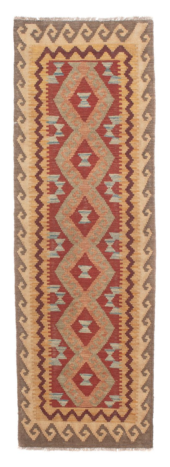 Alfombra de pasillo Alfombra Kelim - Splash - 202 x 64 cm - multicolor