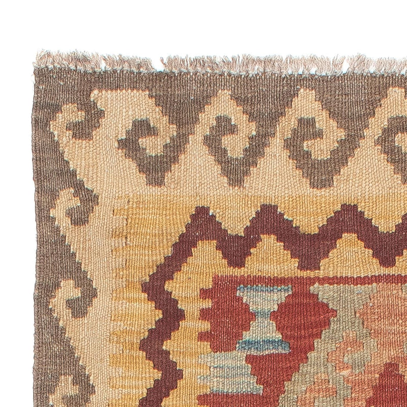 Alfombra de pasillo Alfombra Kelim - Splash - 202 x 64 cm - multicolor