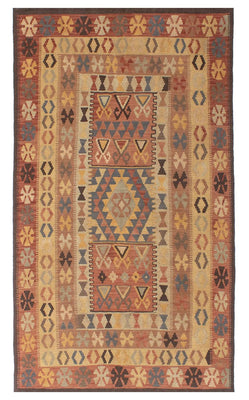 Alfombra Kelim - Oriental - 204 x 130 cm - multicolor