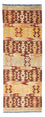 Alfombra de pasillo Alfombra Kelim - Oriental - 209 x 72 cm - multicolor