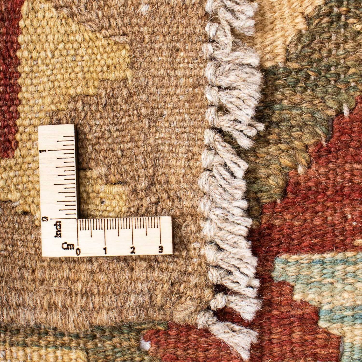 Alfombra de pasillo Alfombra Kelim - Oriental - 192 x 76 cm - marrón