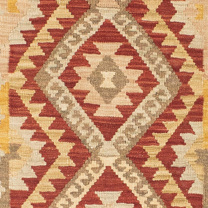Alfombra de pasillo Alfombra Kelim - Oriental - 198 x 73 cm - beige