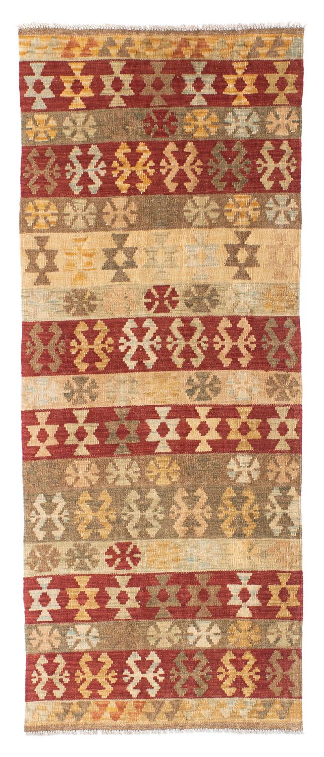 Alfombra de pasillo Alfombra Kelim - Oriental - 197 x 75 cm - multicolor
