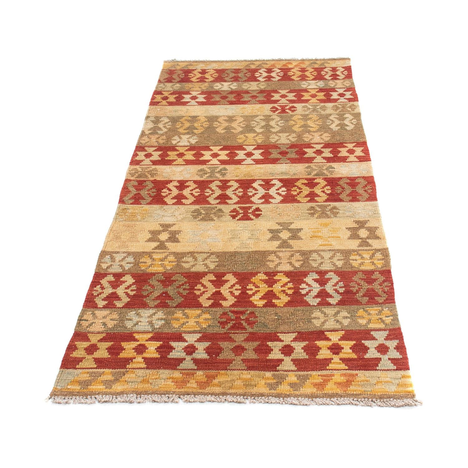 Alfombra de pasillo Alfombra Kelim - Oriental - 197 x 75 cm - multicolor